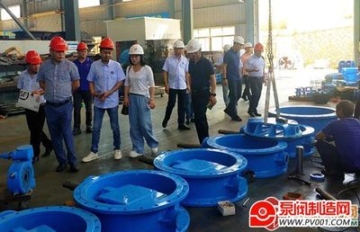 市领导、永嘉南安商会、海西阀门协会莅临天虹阀门参观指导